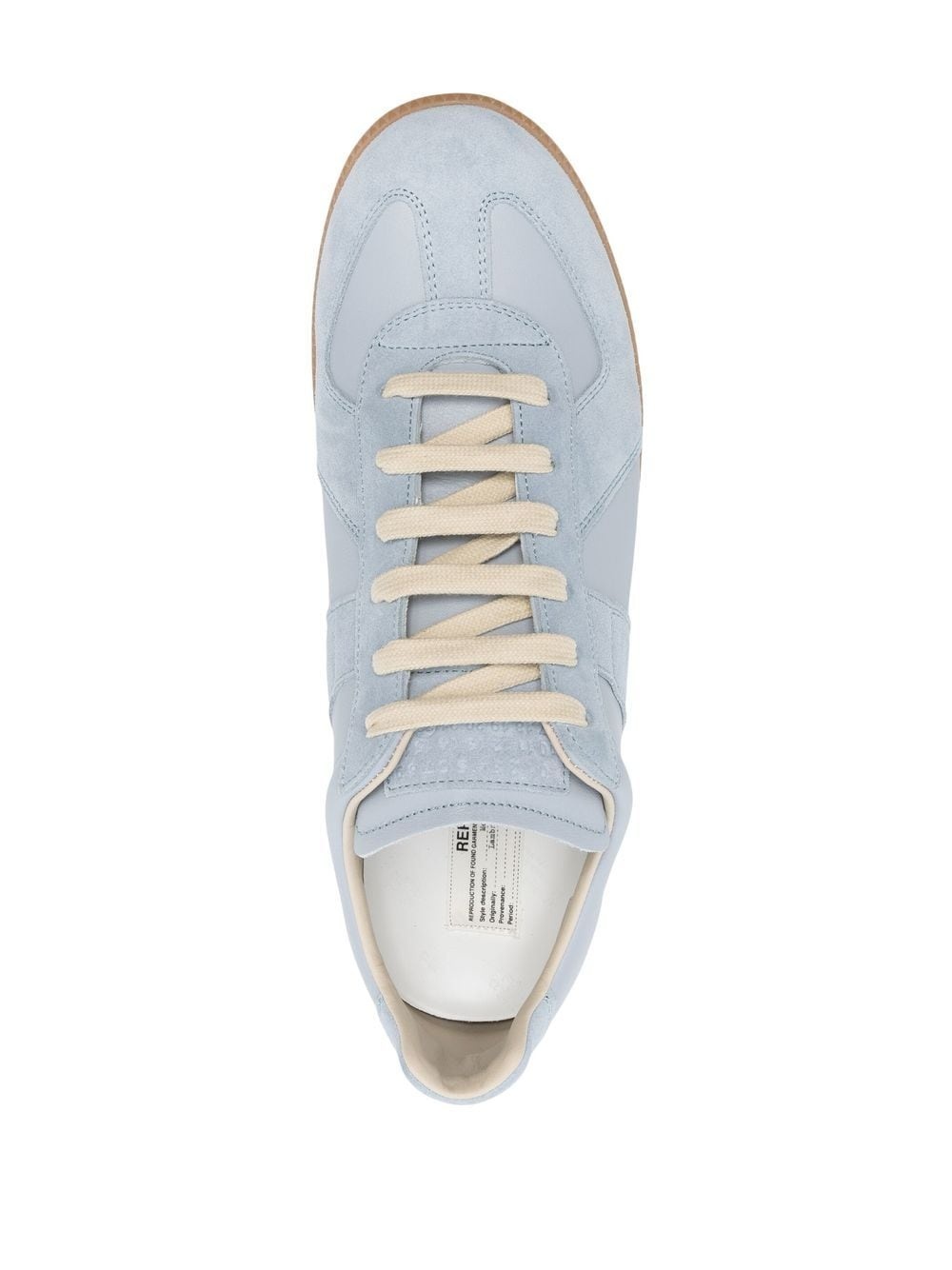 panelled low-top sneakers - 4