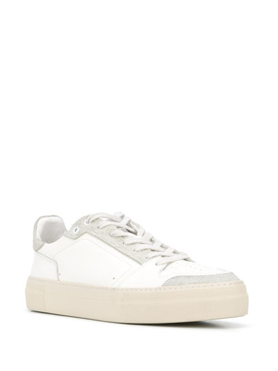 AMI Paris leather panel low top sneakers outlook