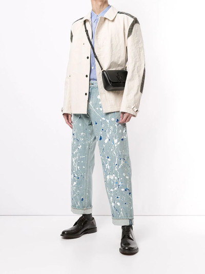 Junya Watanabe MAN contrast patch jacket outlook