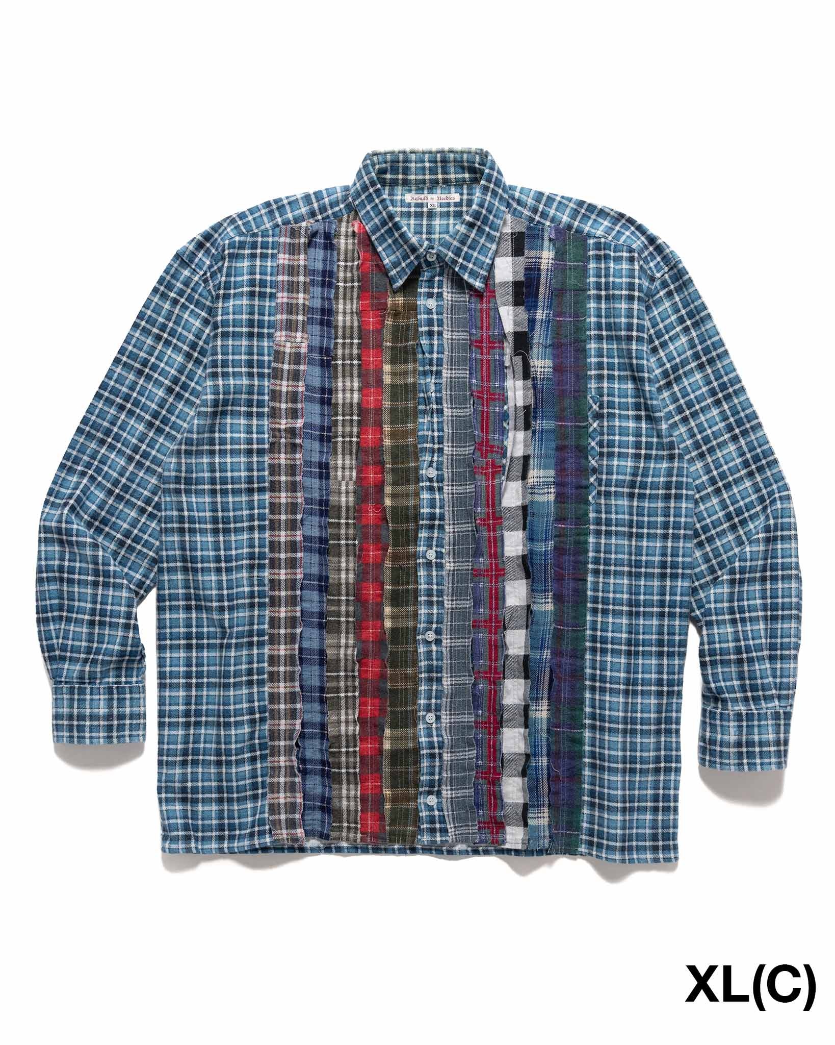 Rebuild by Needles Flannel Shirt -> Ribbon Shirt Assorted - 19