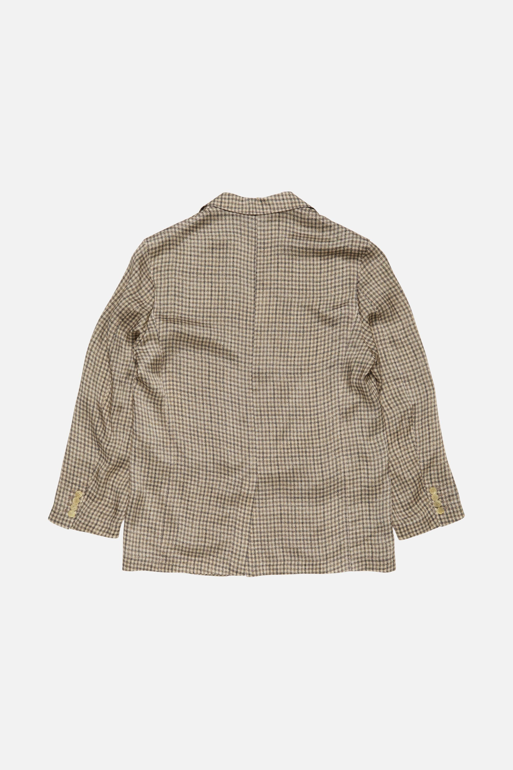 Satin suit jacket - Beige - 7