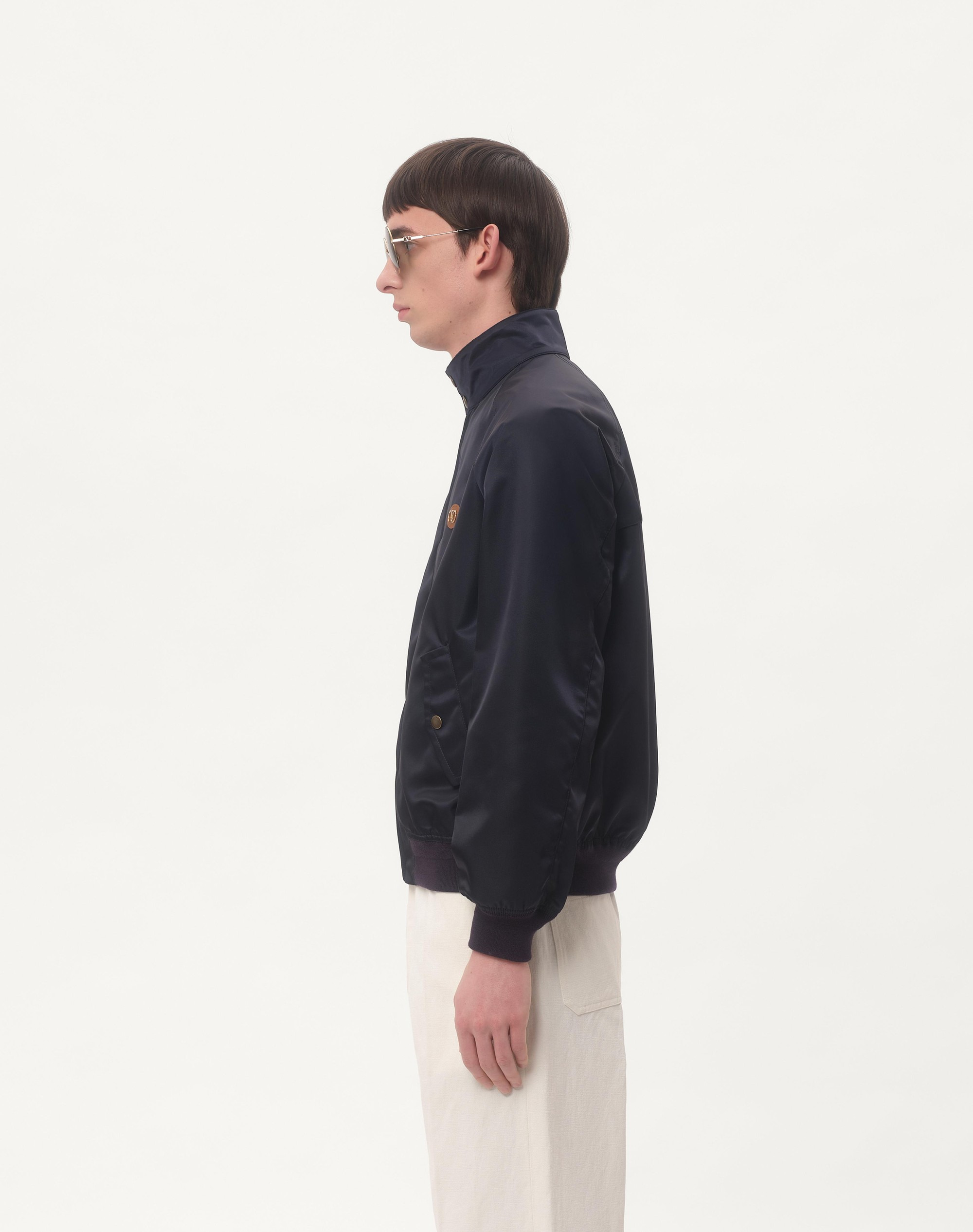 NYLON BLOUSON WITH VLOGO PATCH - 7