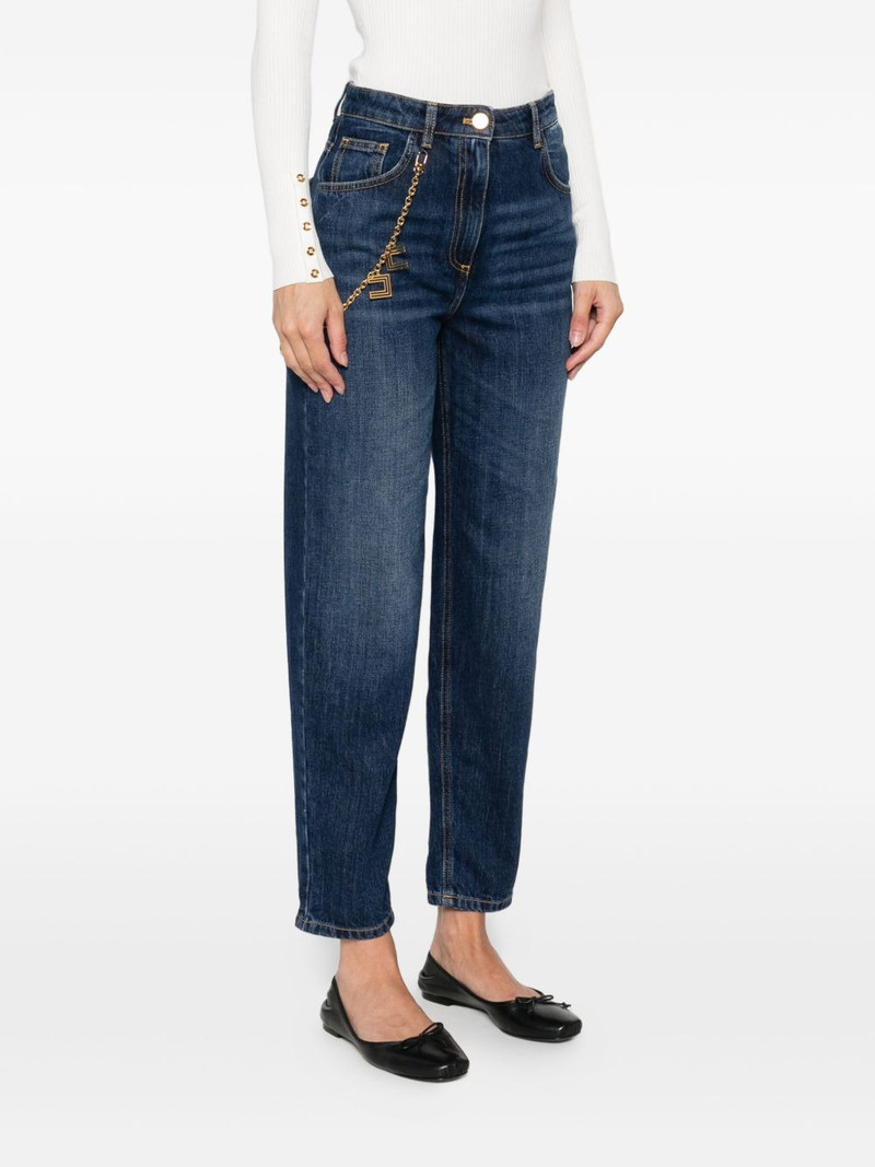 chain-embellished jeans 3