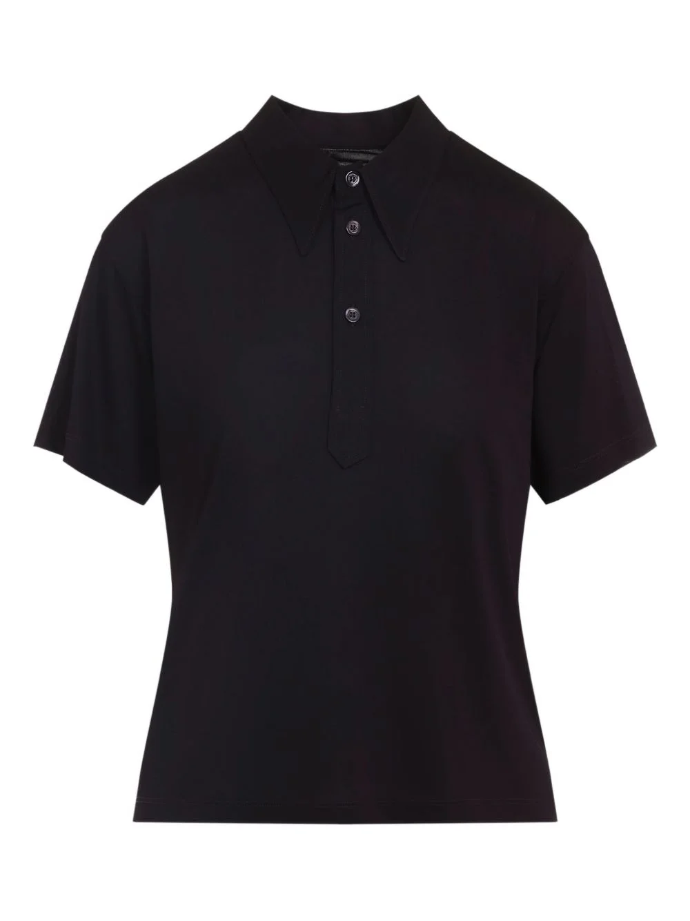buttoned-collar polo shirt - 1