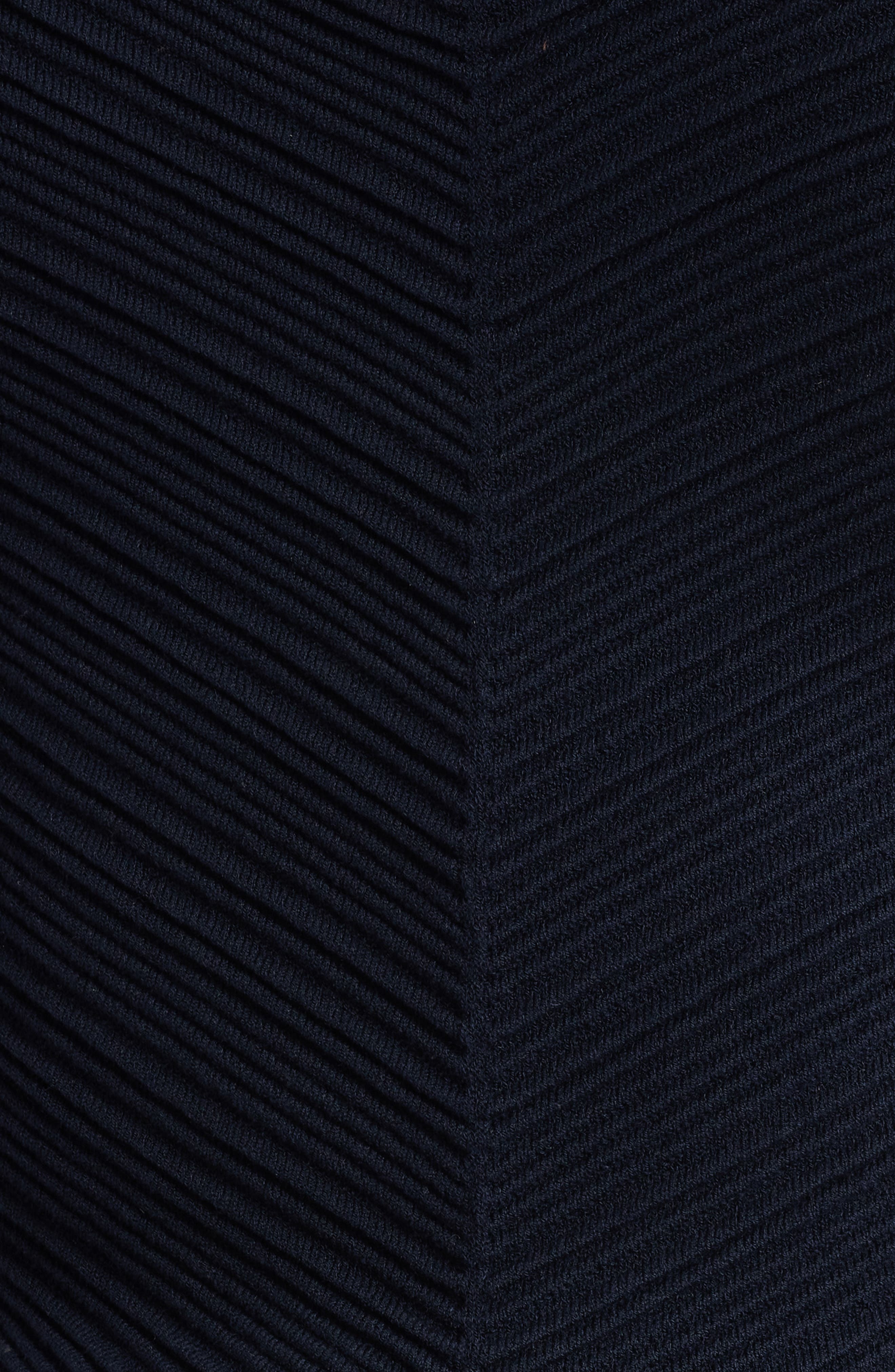 BOSS Fointa Chevron Rib Polo in Sky Captain at Nordstrom - 6