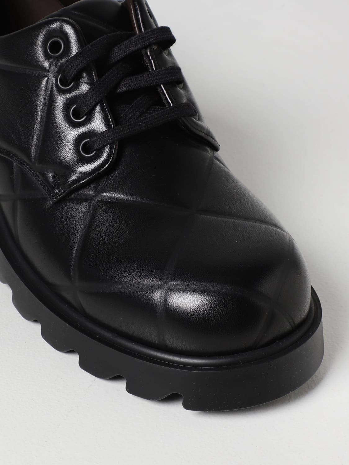 Bottega Veneta Strut Grid lace-up shoes - 4