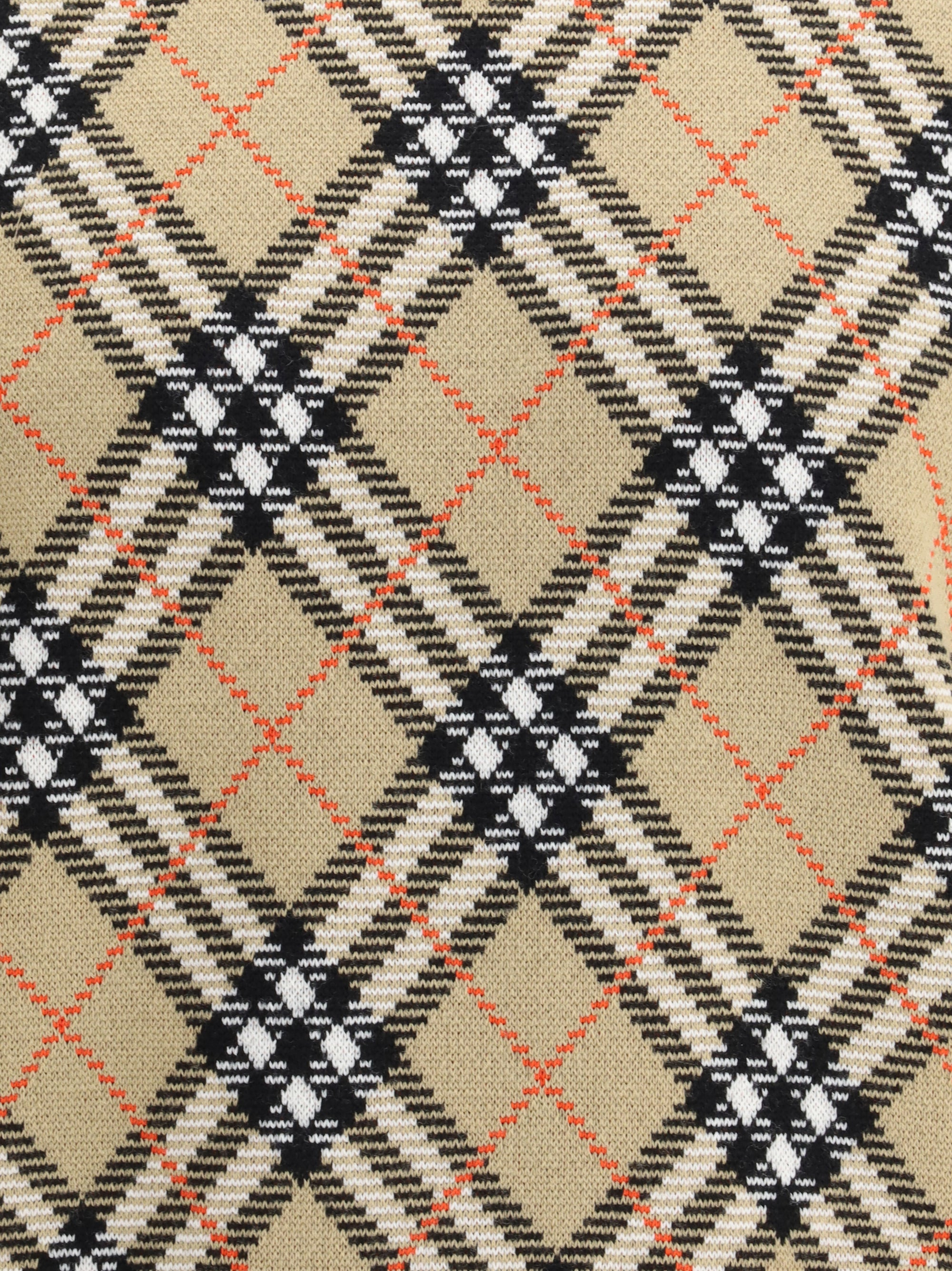 Burberry Men Archive Check Wool Sweate - 3