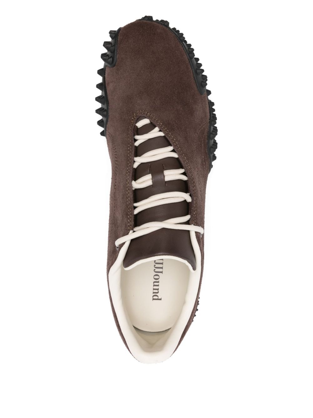 x JJJJound suede studded sneakers - 4