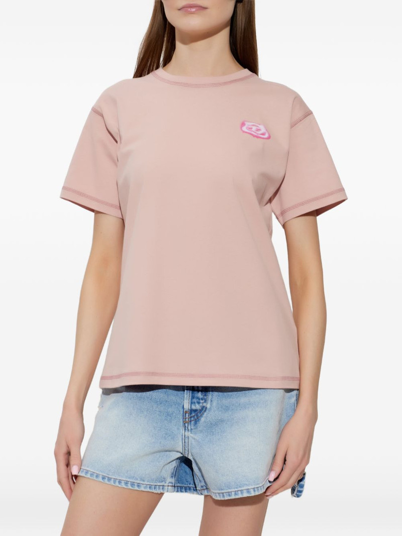 T-Normy topstitch logo T-shirt 3