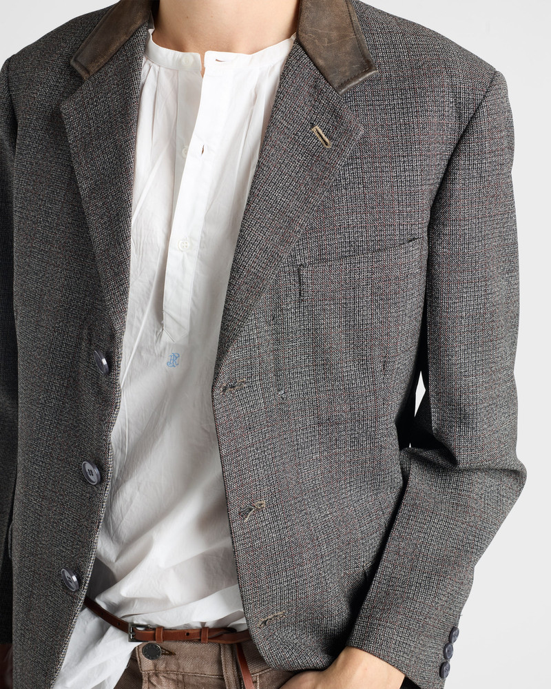 Single-breasted wool jacket 3