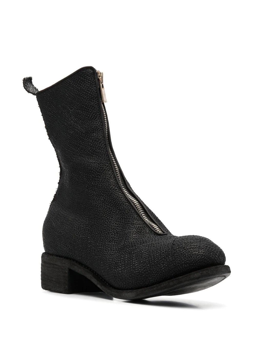 zip-up leather boots - 2