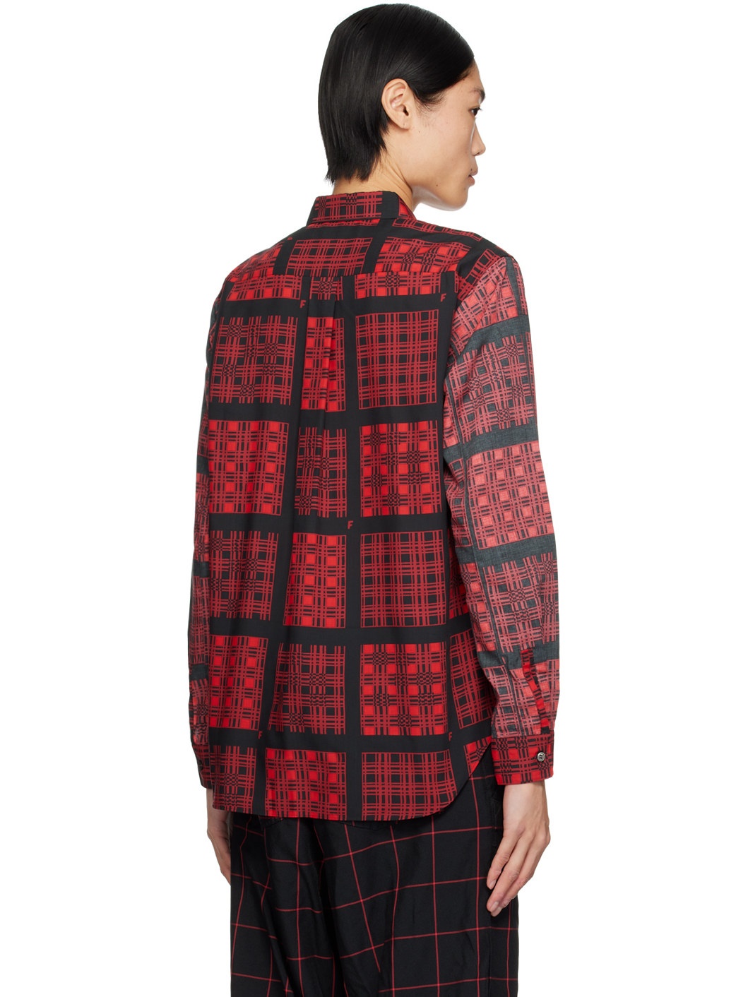 Black & Red Printed Shirt - 3