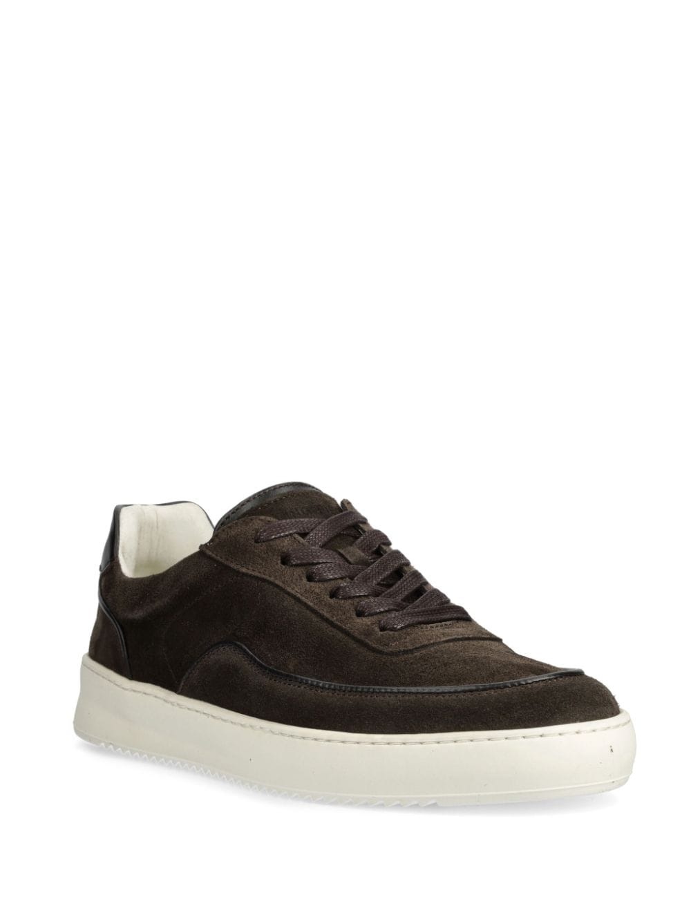 logo-print suede sneakers - 2