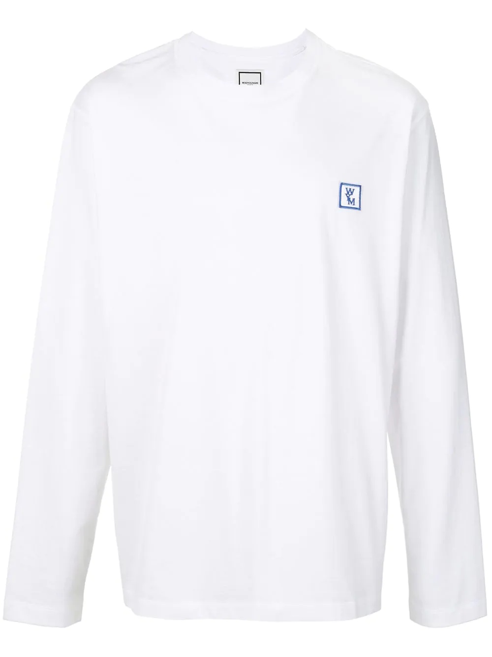 logo-print long-sleeved top - 1