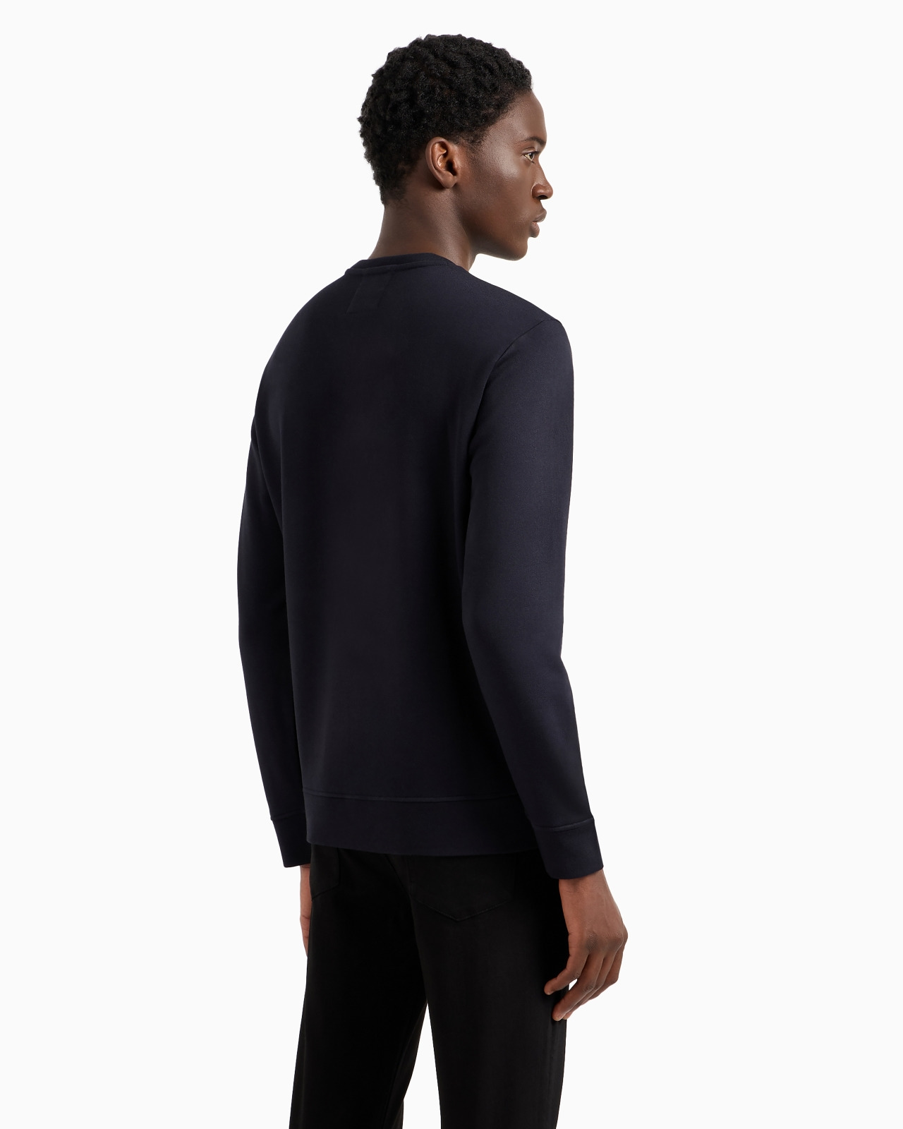 Modal-blend sweatshirt with logo print - 3