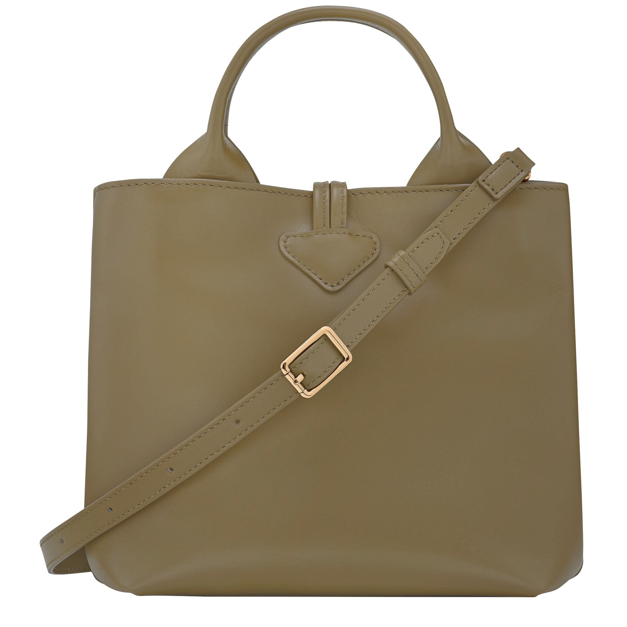 Le Roseau S Handbag Olive - Leather - 4
