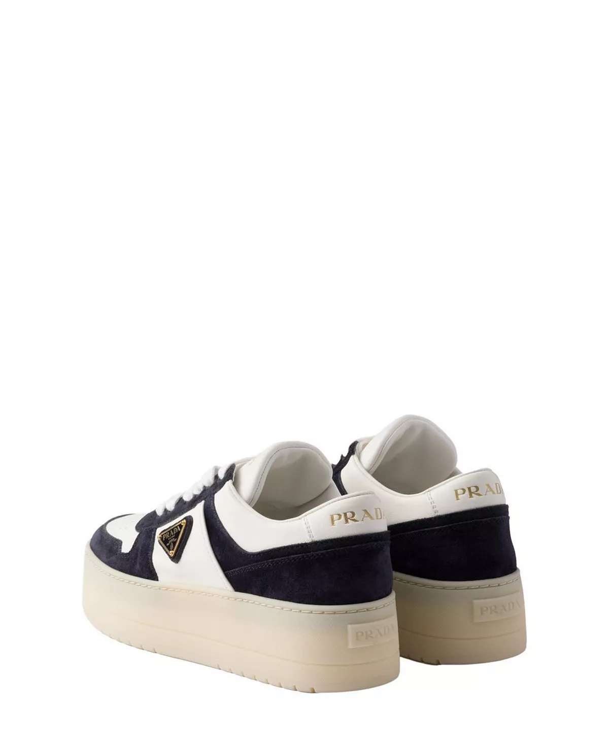 Women's Downtown Bold Nappa Leather and Suede Sneakers - 4
