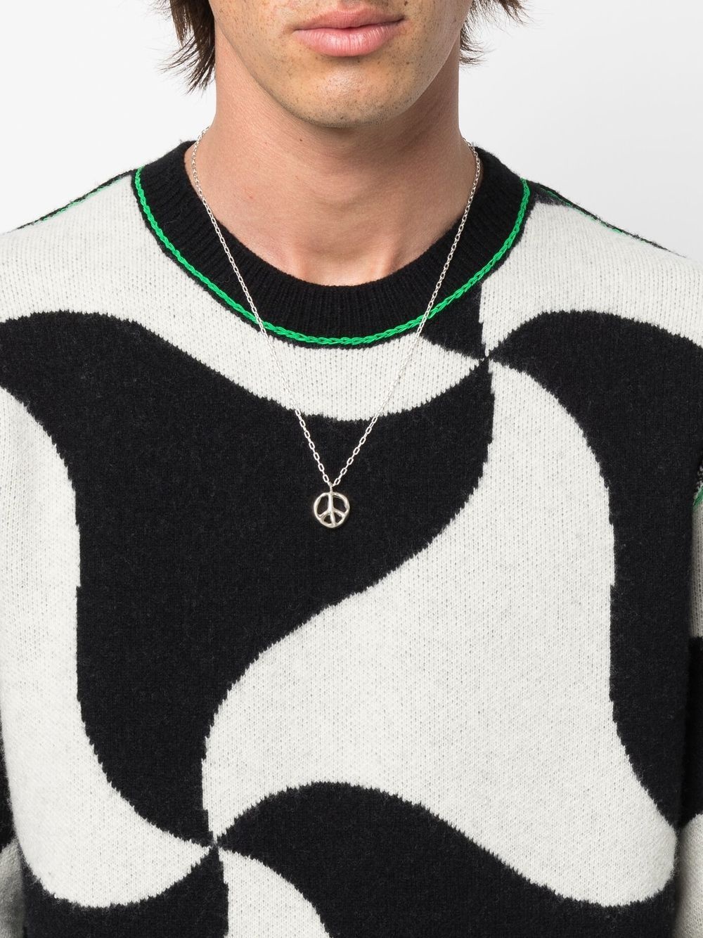 peace charm necklace - 2