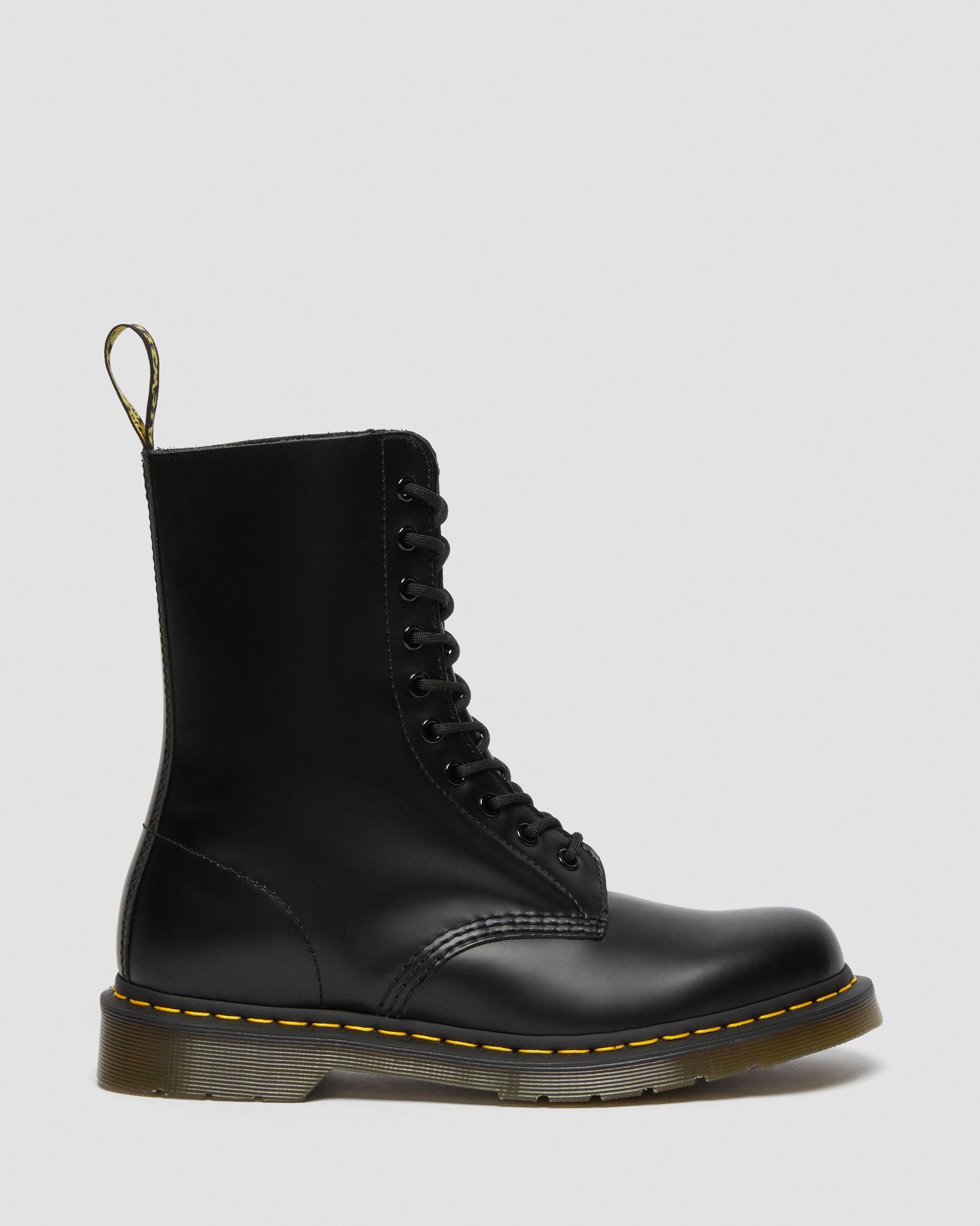 1490 Smooth Leather Mid Calf Boots - 1