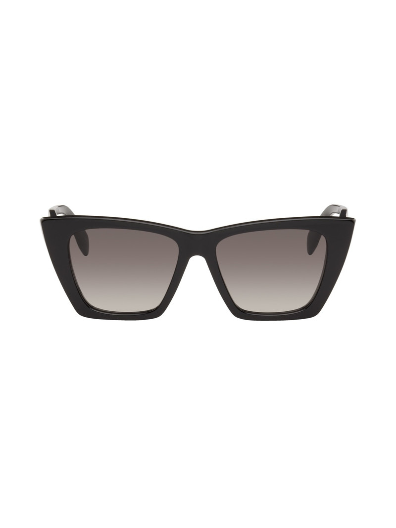 Black Cat-Eye Sunglasses - 1