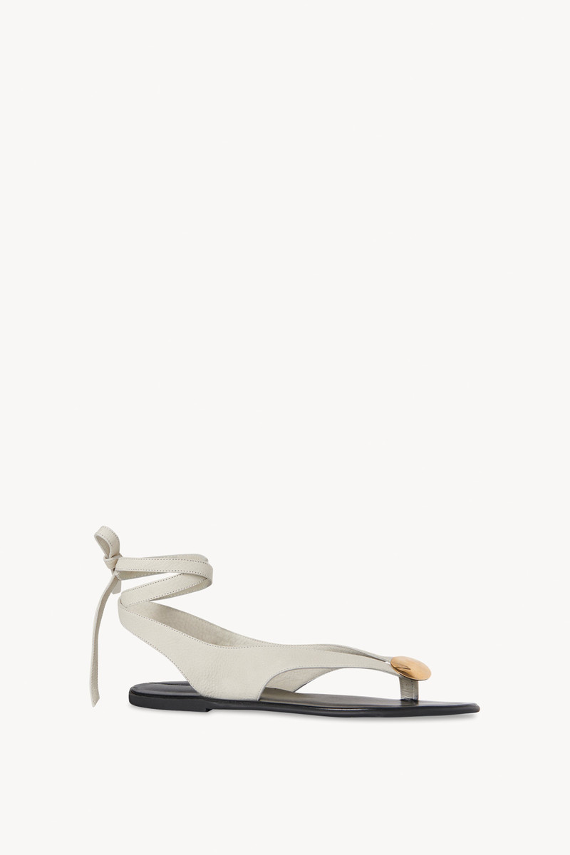 The Row Charm Beach Sandal in Nubuck outlook