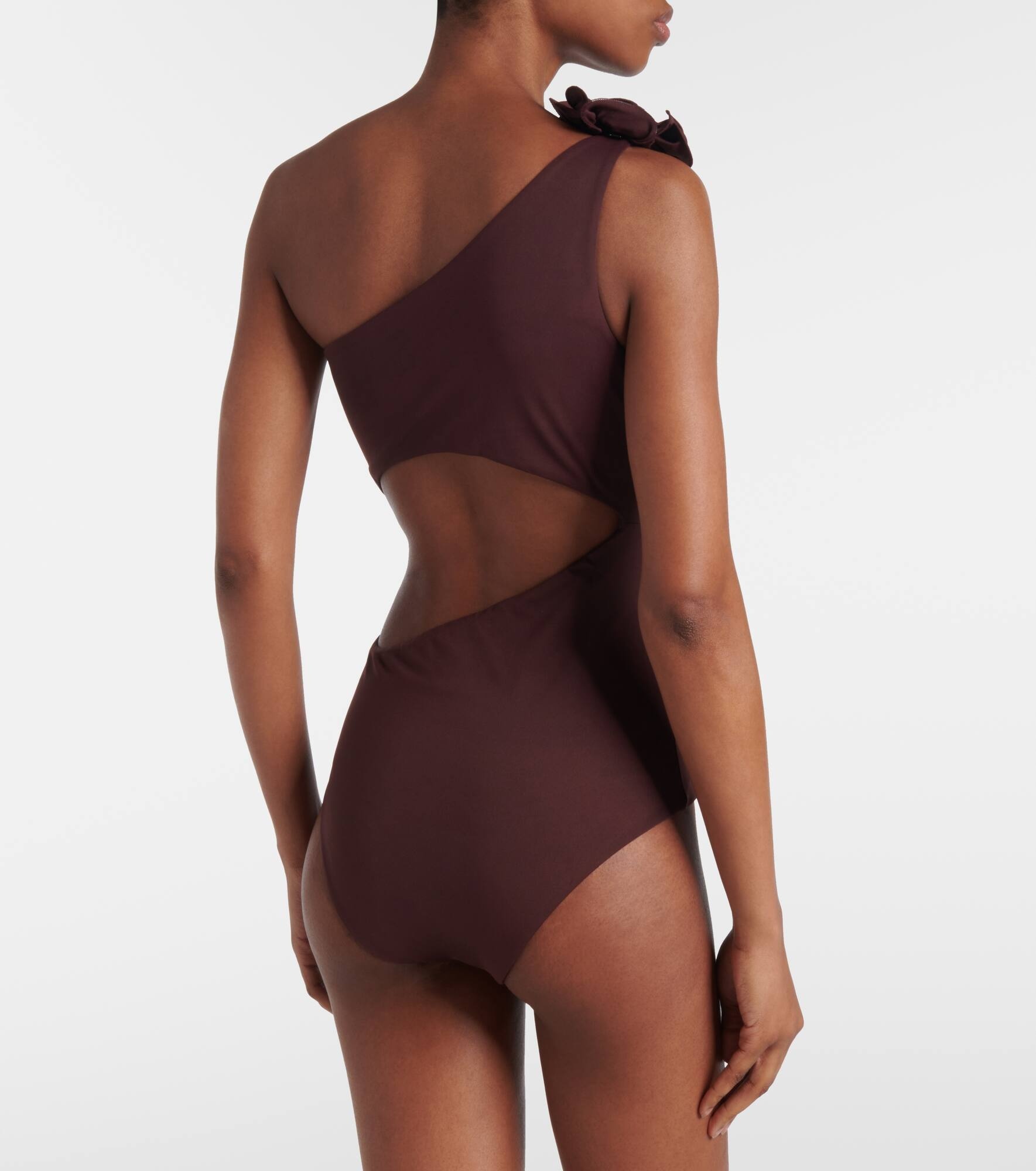 Floral-appliqué swimsuit - 3