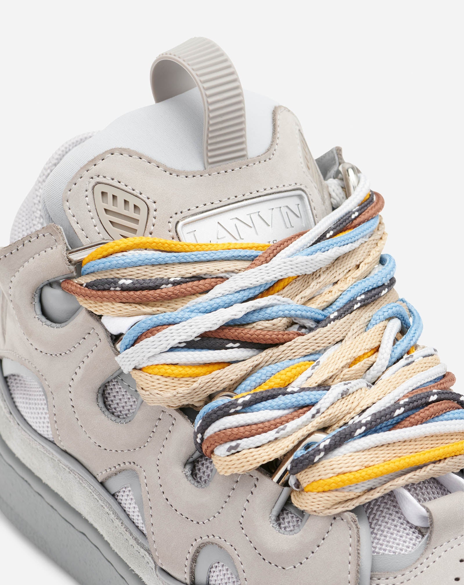 LEATHER CURB SNEAKERS - 3