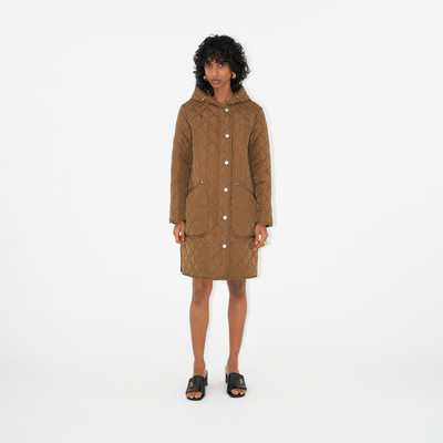 Burberry Quilted Nylon Hooded Coat outlook