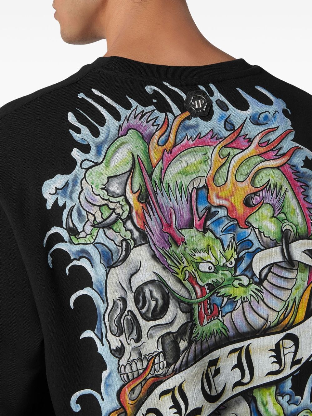 Dragon Tattoo graphic-print sweatshirt - 4
