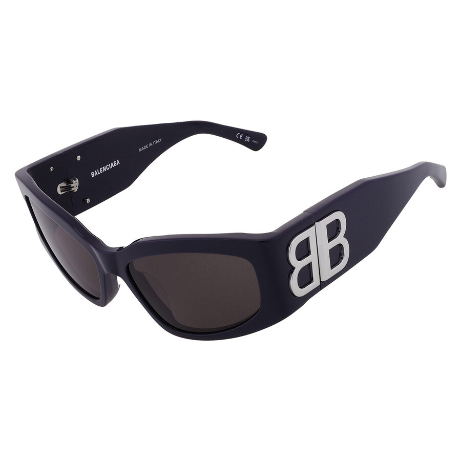 Balenciaga Grey Cat Eye Ladies Sunglasses BB0321S 007 57 - 3