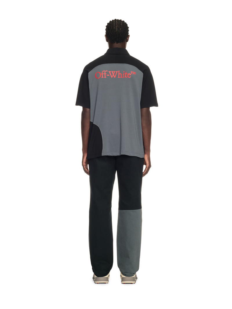Black/gray Golf Polo Shirt 4