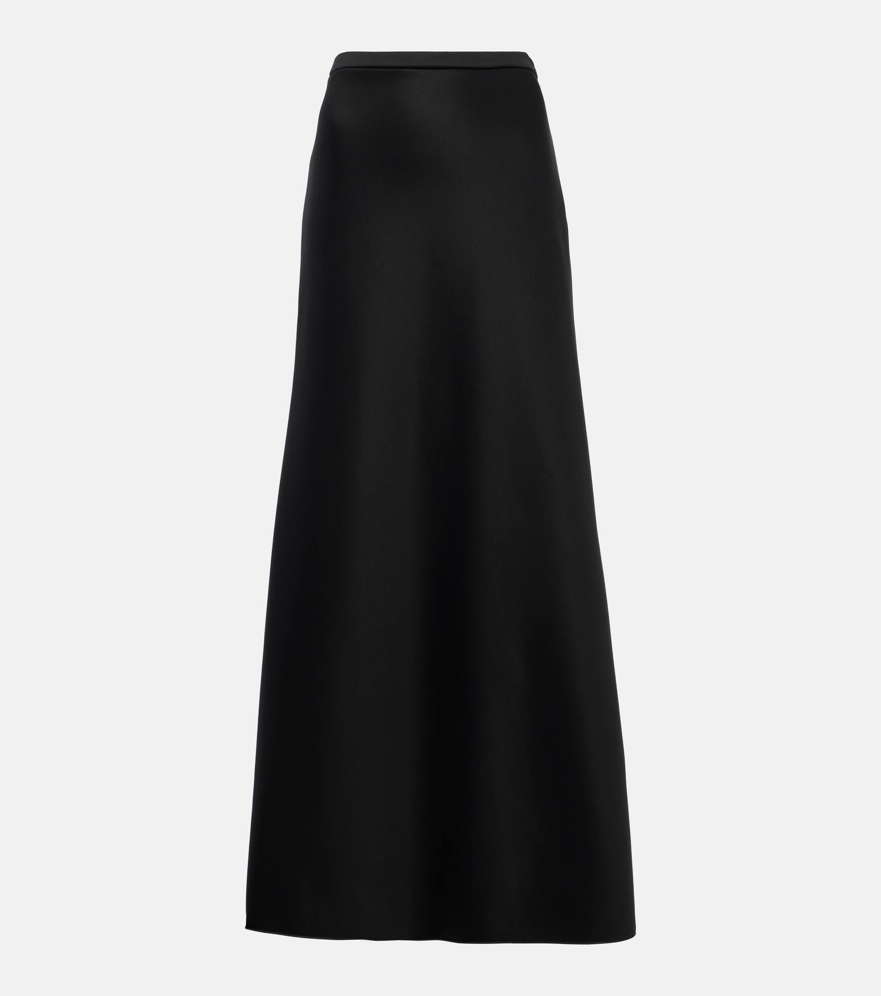 Clavier cotton-blend jersey maxi skirt - 1