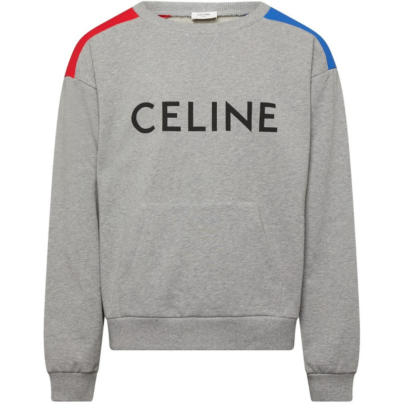Loose Celine sweatshirt in cotton fleece 1