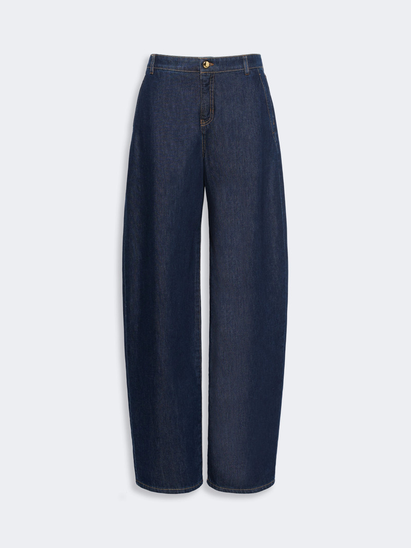 CONICO Barrel-leg denim trousers - NAVY 1