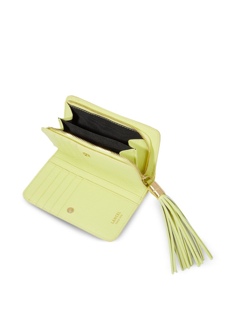 tassel zip leather wallet 3
