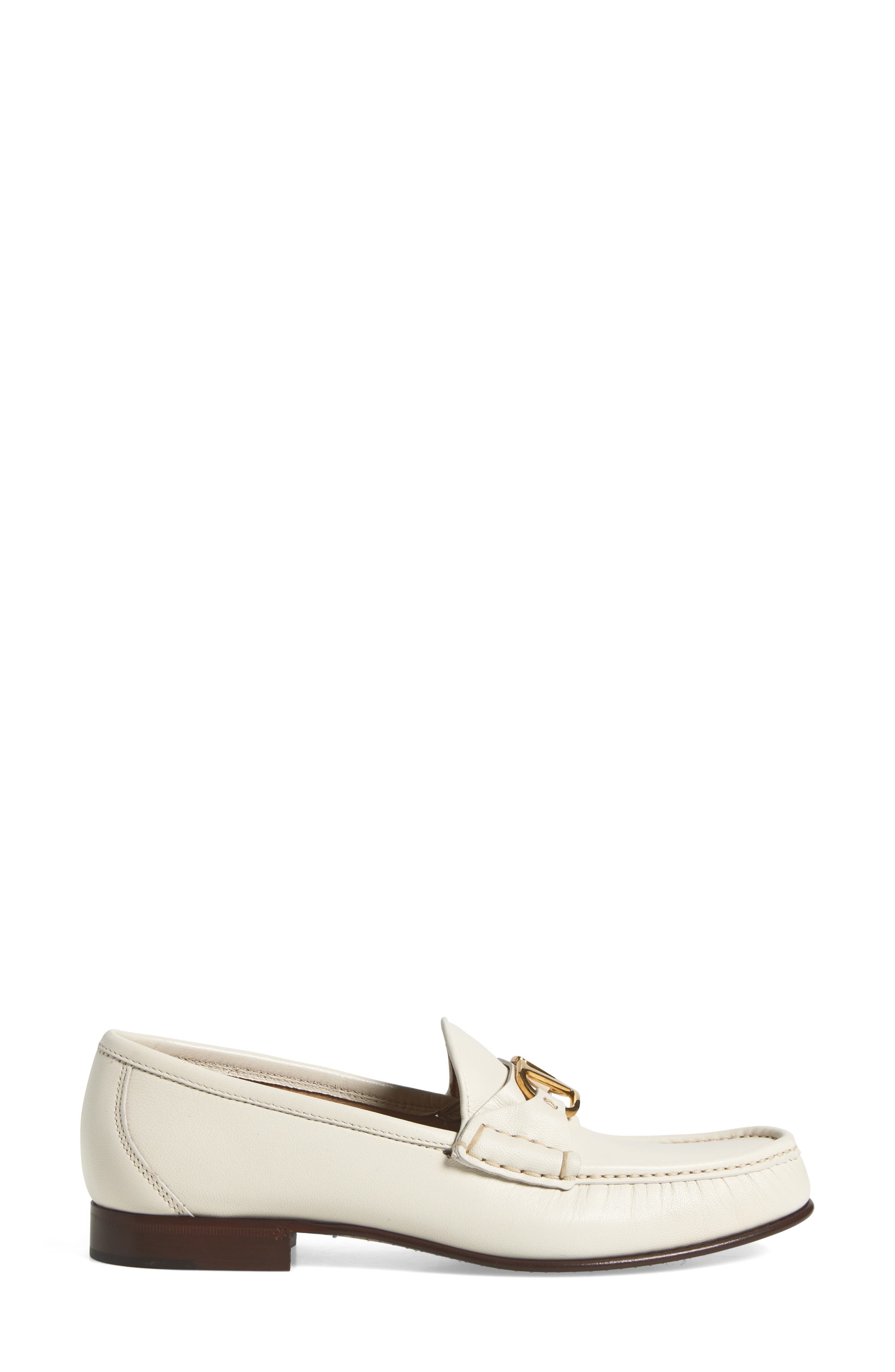 Valentino Garavani VLOGO Signature Loafer in 098 Ivory at Nordstrom - 3