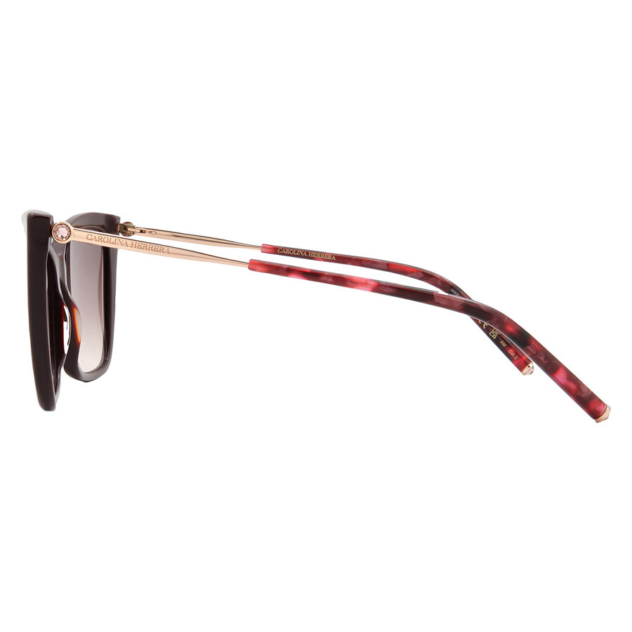 Carolina Herrera Brown Shaded Cat Eye Ladies Sunglasses HER 0180/S 06K3/HA 57 - 3