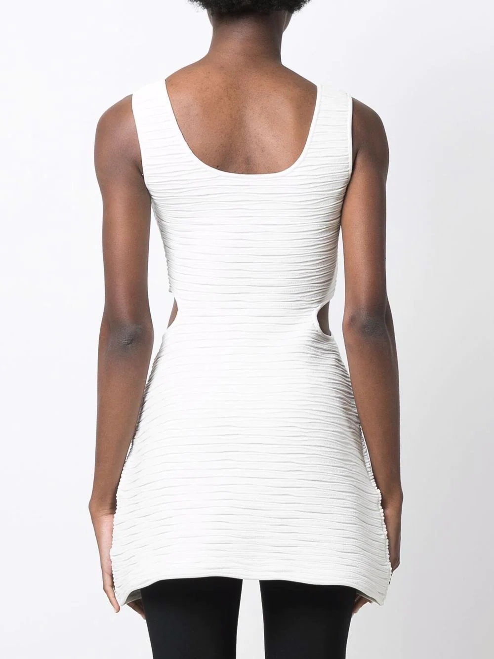 wavy rib-knit tank top - 4