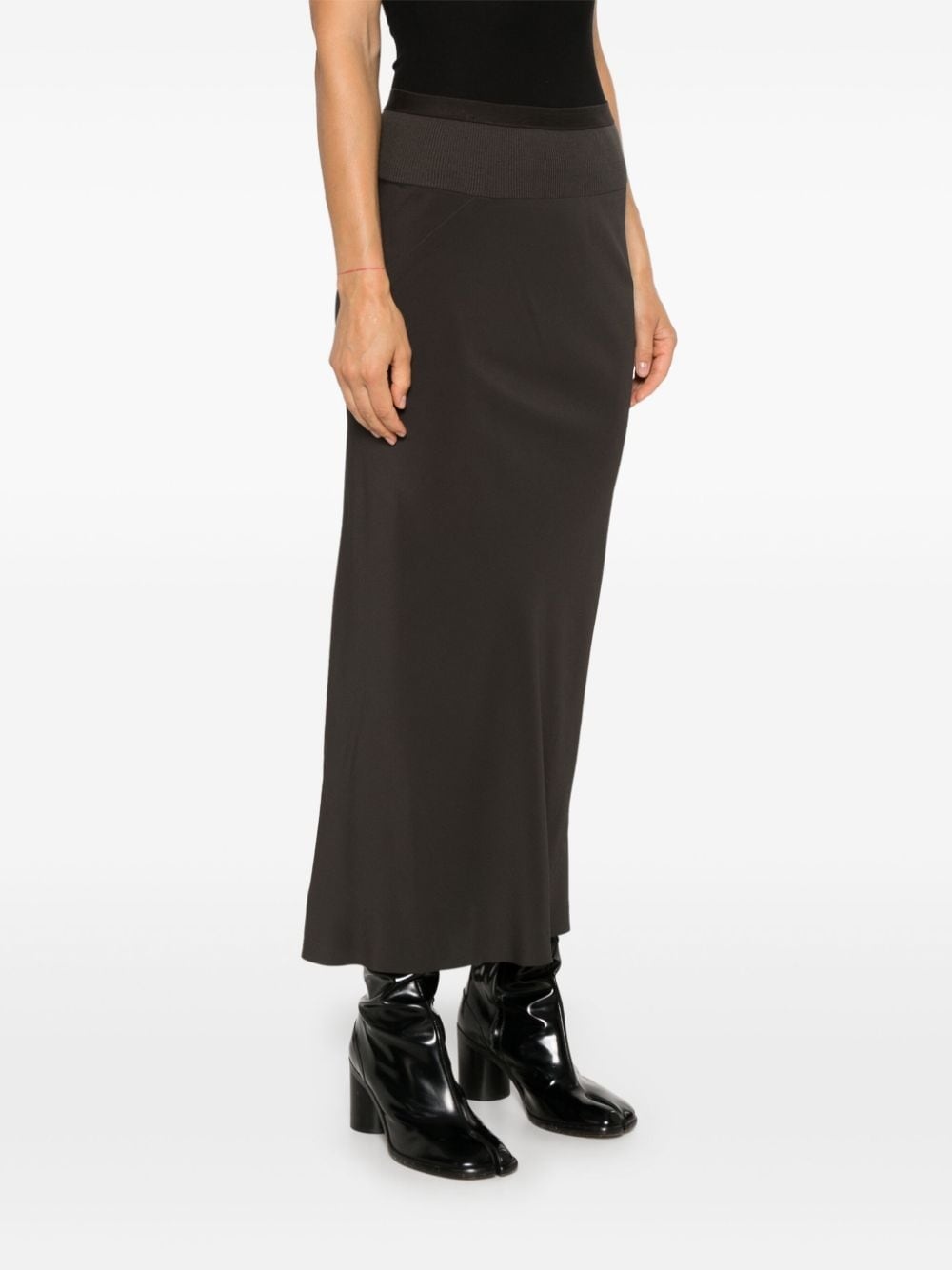 Calf Bias midi skirt - 3