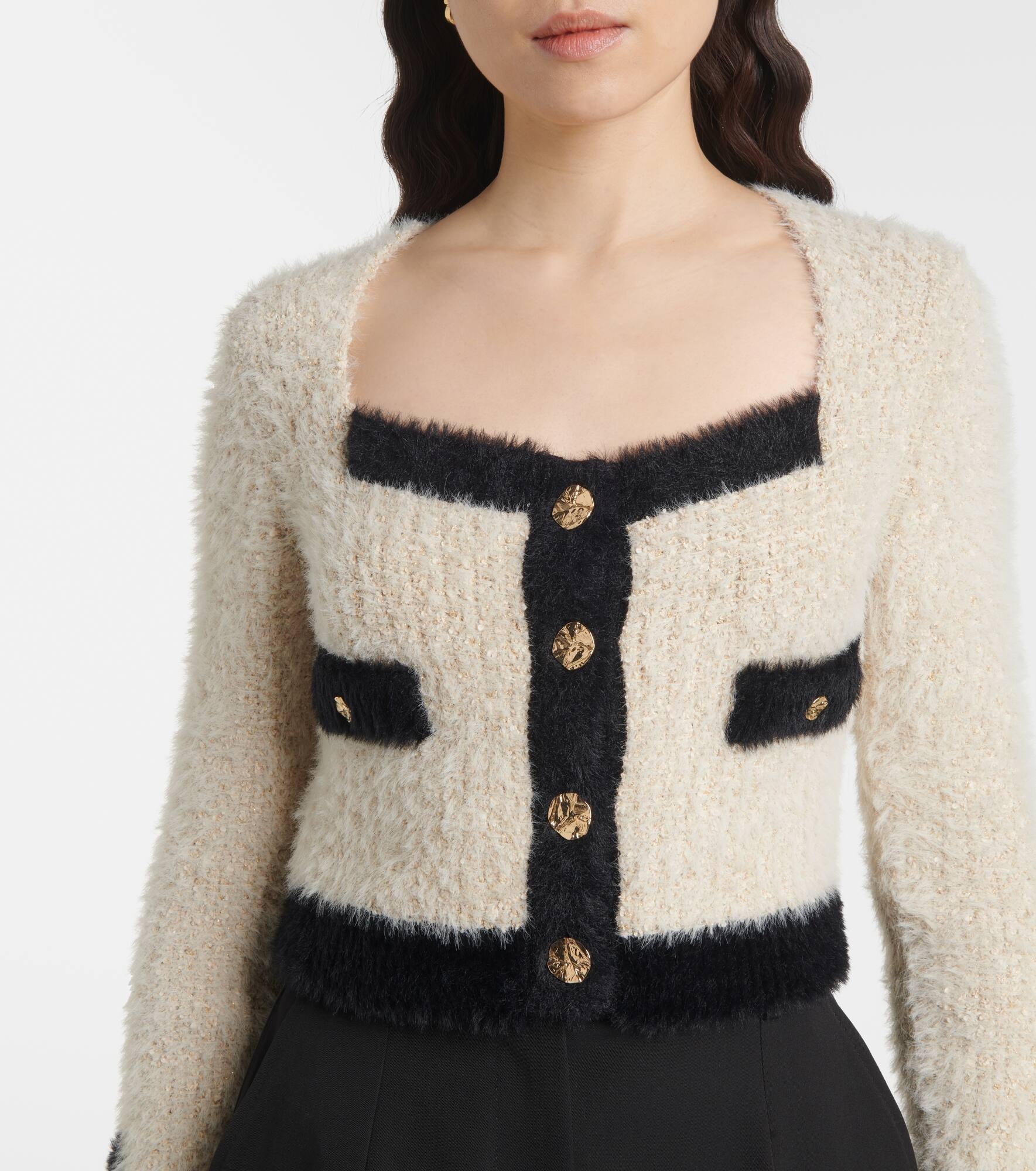 Lamé cardigan - 6