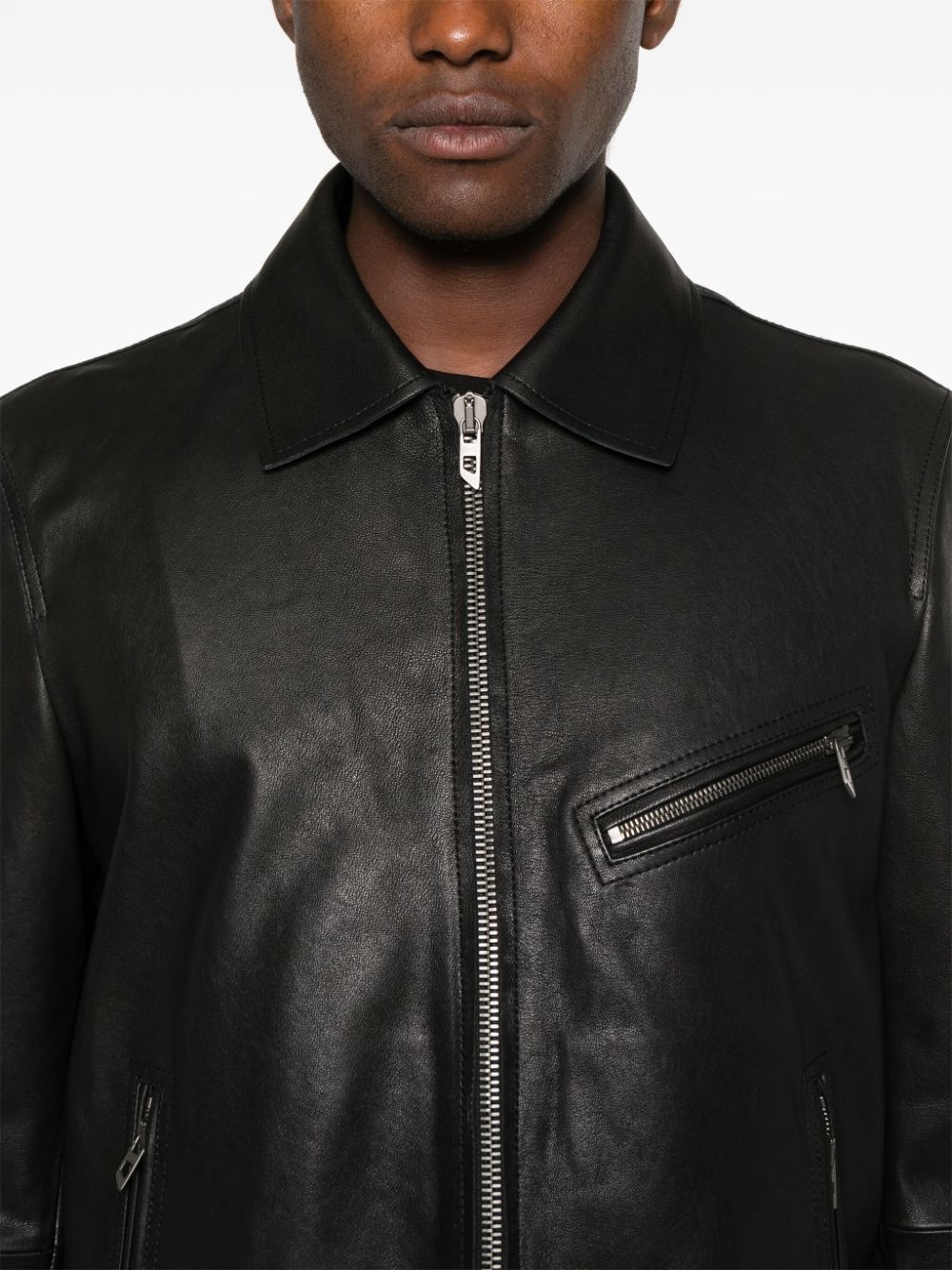 L-Korn leather jacket - 5