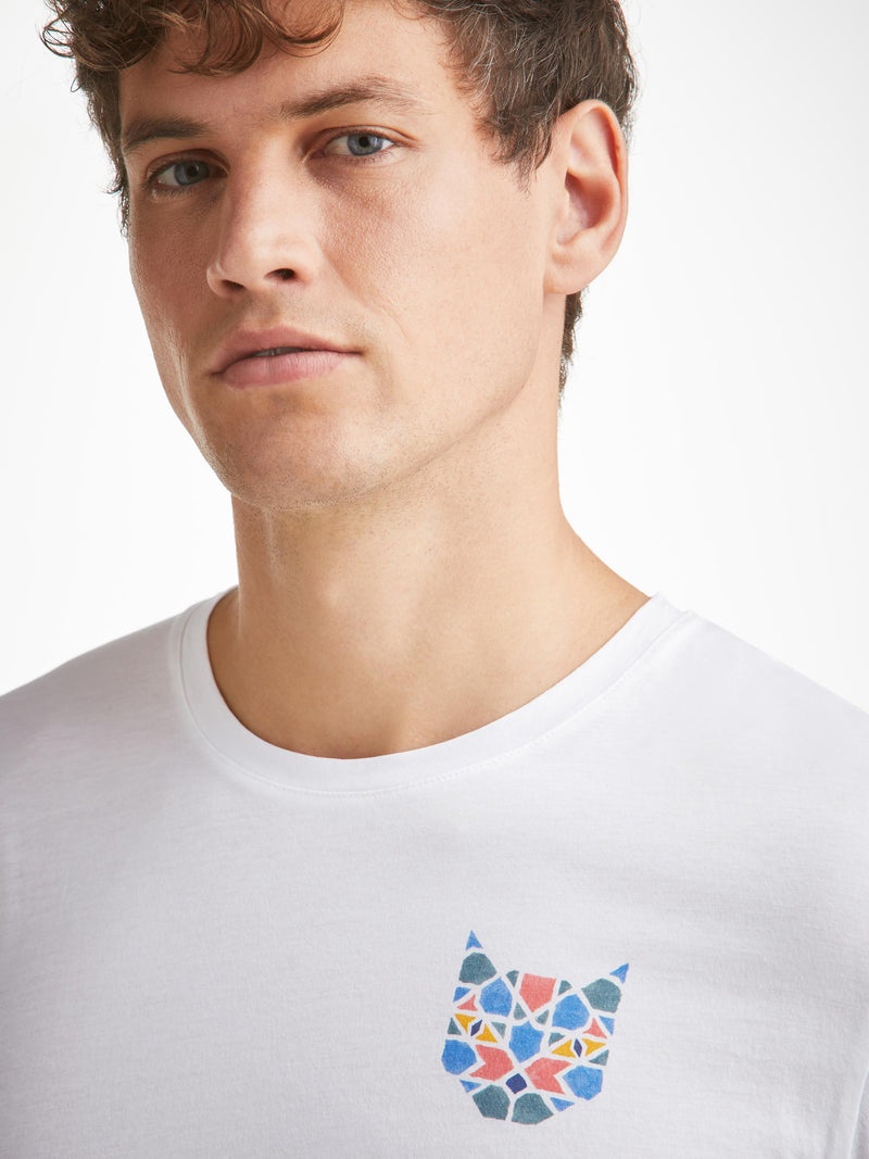 Men's T-Shirt Ripley 17 Pima Cotton White - 5