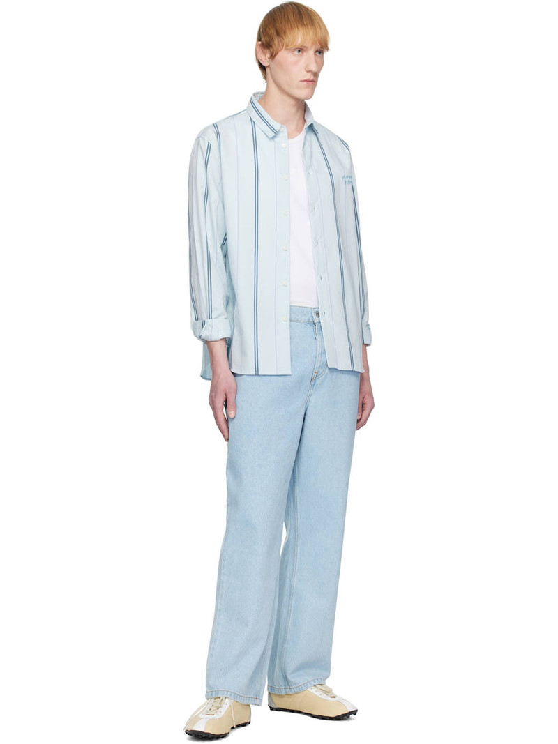 Maison Kitsuné Blue Relaxed Jeans outlook