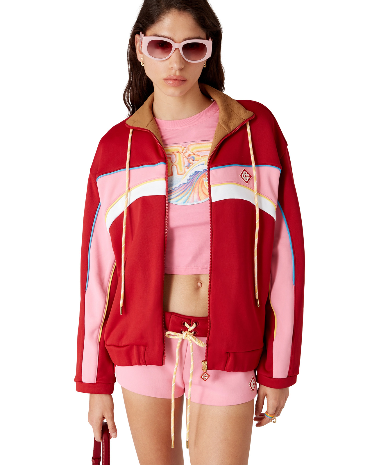 Tricot Oversized Track Jacket | Casablanca Paris - 4