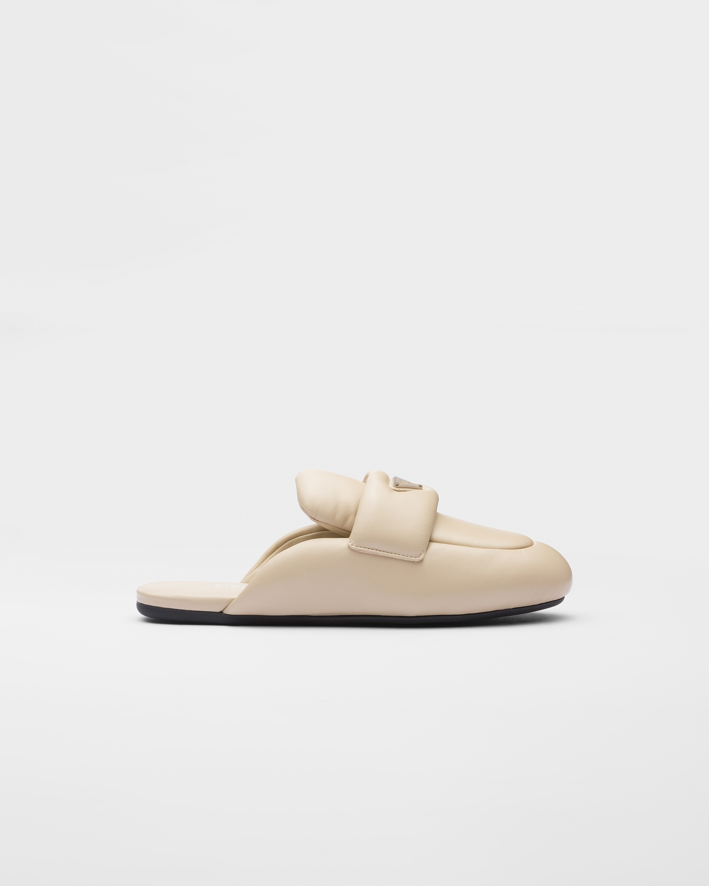 Soft padded nappa leather sabots - 2