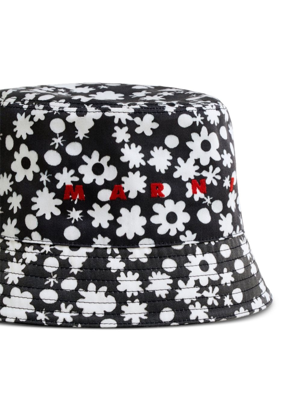 floral-print cotton bucket hat - 3