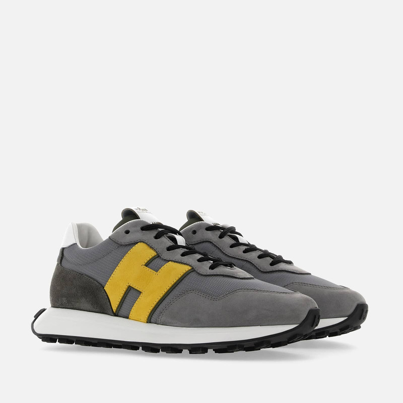 HOGAN Sneakers Hogan H601 Grey Yellow White outlook