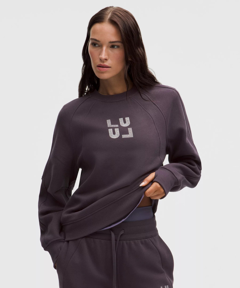 Scuba Oversized Hip-Length Pullover Hoodie *Jewelled 1