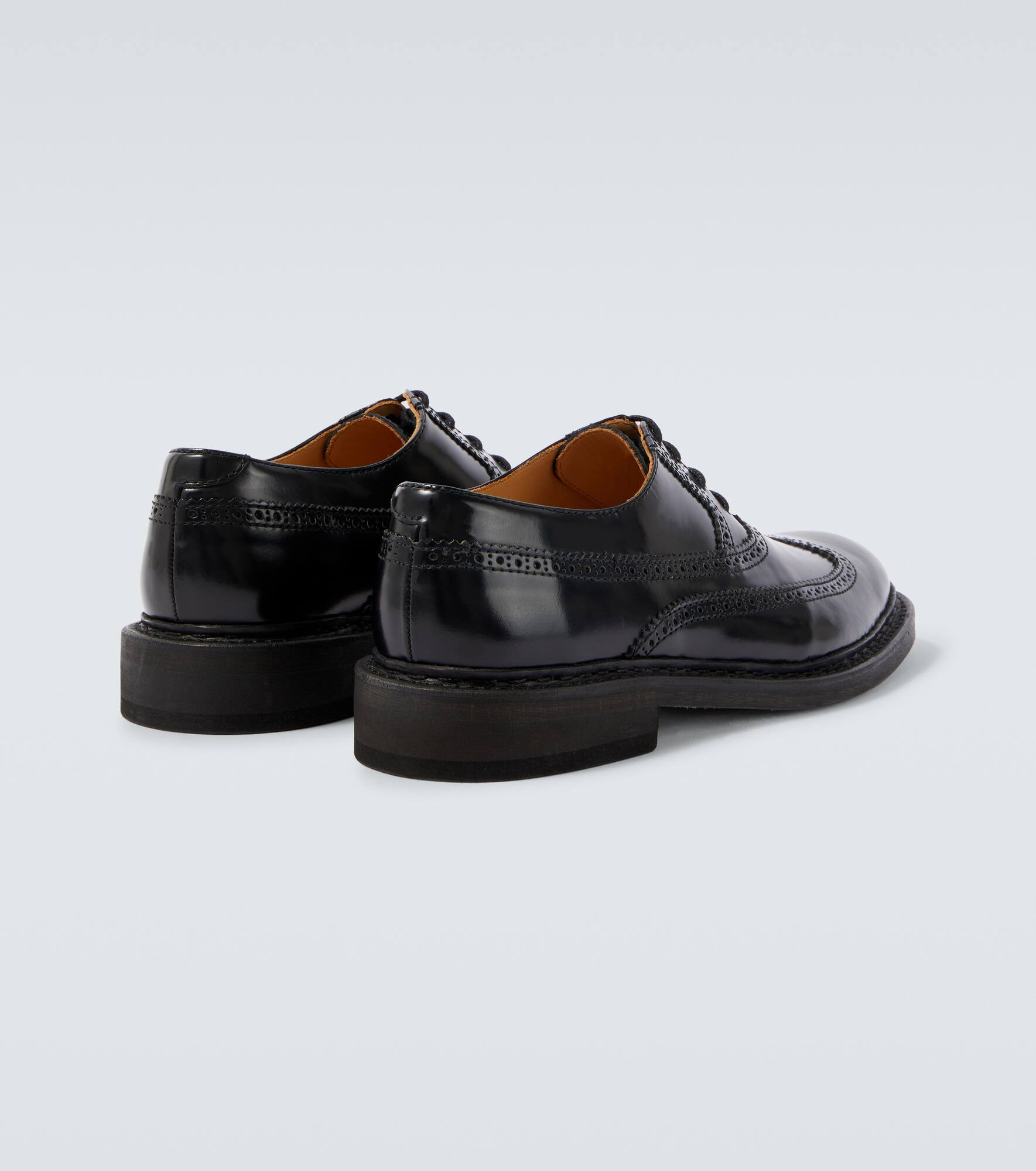 Brogue Parade leather derby shoes - 6