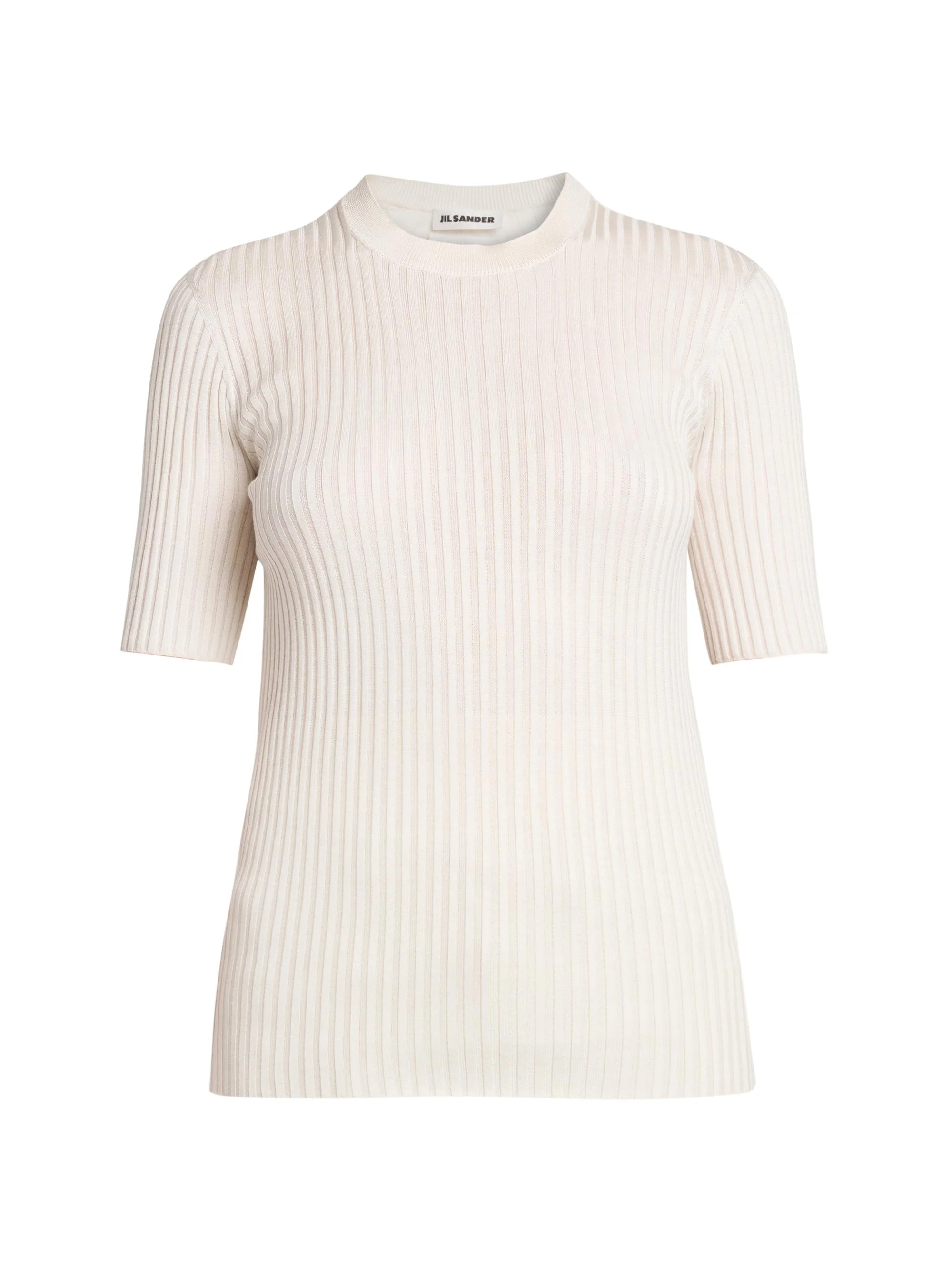 Women's Merino Wool Rib-Knit Top - Corn Silk - 1